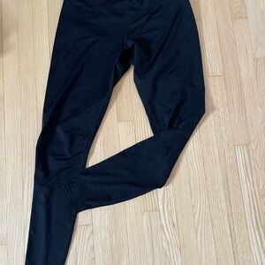 Black High-Rise sports tights slim fit